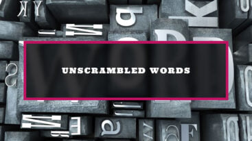 Featured Jumble Unscrambled Words